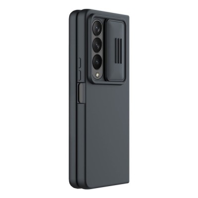 Samsung Galaxy Z Fold4 5G (F936B) „Nillkin“ CamShield Silky чёрный чехол, задняя часть с защитой камеры | Vacins.lv
