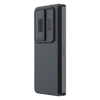 Samsung Galaxy Z Fold4 5G (F936B) „Nillkin“ CamShield Silky чёрный чехол, задняя часть с защитой камеры | Vacins.lv