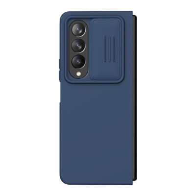 Samsung Galaxy Z Fold4 5G (F936B) „Nillkin“ CamShield Silky синий чехол, задняя часть с защитой камеры | Vacins.lv