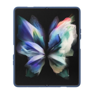 Samsung Galaxy Z Fold4 5G (F936B) „Nillkin“ CamShield Silky zils apvalks | vacins.lv