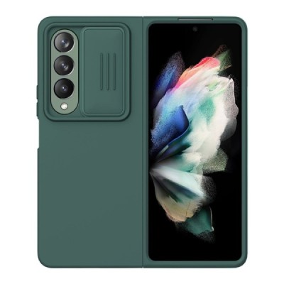 Samsung Galaxy Z Fold4 5G (F936B) „Nillkin“ CamShield Silky zaļš apvalks | Vacins.lv