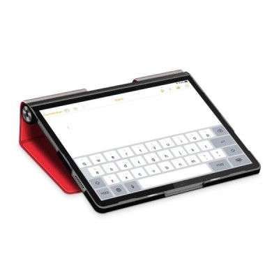 Lenovo Yoga Tab 11 красный кожаный чехол-книжка (складной) | Vacins.lv