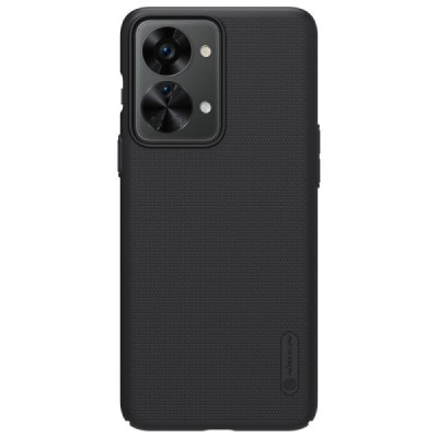 Nillkin Frosted Shield OnePlus Nord 2T 5G melns plastmasas futrālis | Vacins.lv