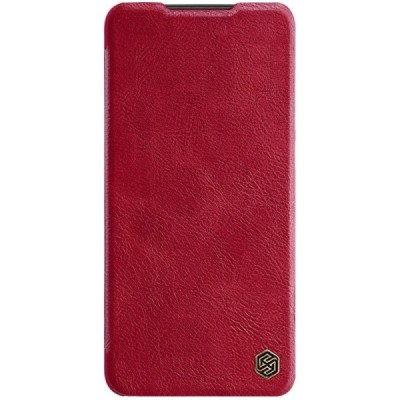 Greznais „Nillkin“ Qin sērijas ādas atvērams sarkans Xiaomi Poco X4 GT (Redmi Note 11T Pro, Redmi Note 11T Pro+) | Vacins.lv