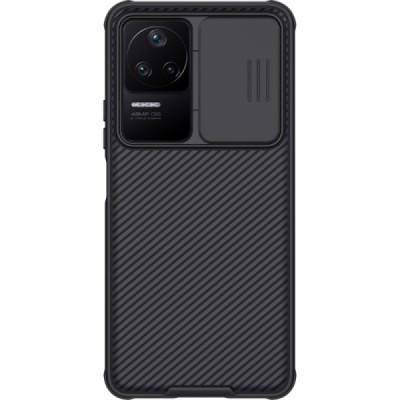 Xiaomi Poco F4 5G „Nillkin“ CamShield melns apvalks | vacins.lv
