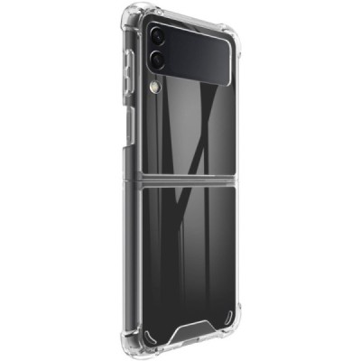 Samsung Galaxy Z Flip3 (F711) Imak усиленный твердый силиконовый чехол TPU прозрачный | Vacins.lv