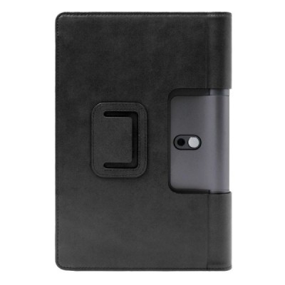 Lenovo Yoga Smart Tab 10.1 (YT-X705F, YT-X705L) Business чёрный кожаный чехол-книжка | Vacins.lv