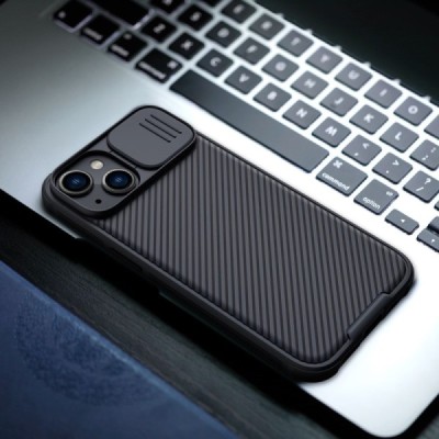 Apple iPhone 14 Plus „Nillkin“ CamShield Pro melns apvalks | vacins.lv