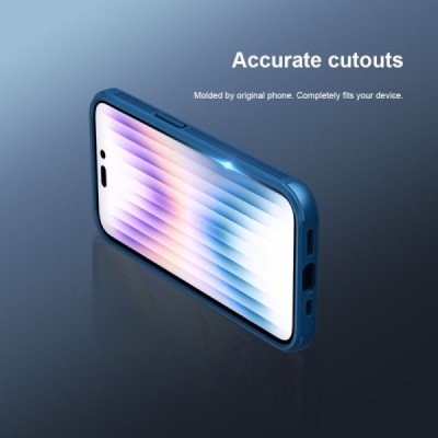 Apple iPhone 14 Pro Max „Nillkin“ CamShield Pro синий чехол с защитной крышкой для камеры | Vacins.lv