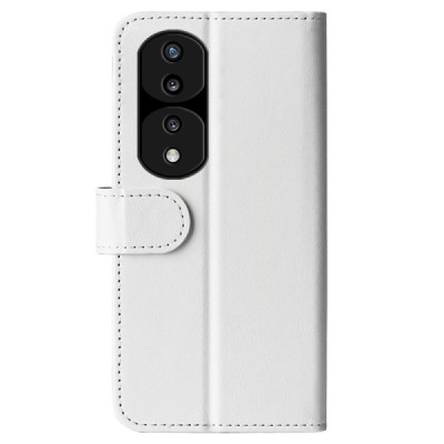 Huawei Honor 70 открываемый белый кожаный чехол - книжка | Vacins.lv