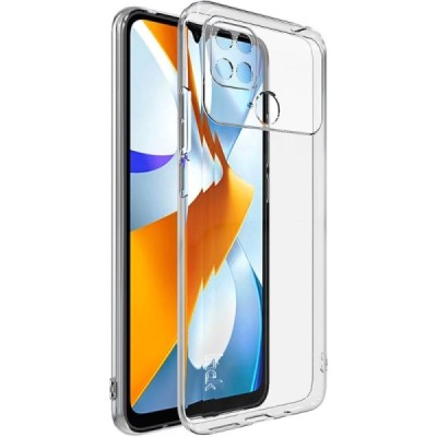 Xiaomi Poco C40 „Imak“ cieta silikona (TPU) dzidrs apvalks | vacins.lv