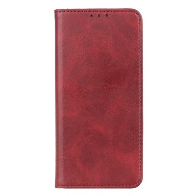 Xiaomi 12 Lite „Split“ красный кожаный чехол-книжка | Vacins.lv