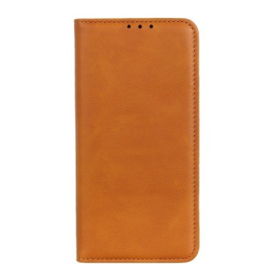 Xiaomi 12 Lite „Split“ светло-коричневый кожаный чехол-книжка | Vacins.lv