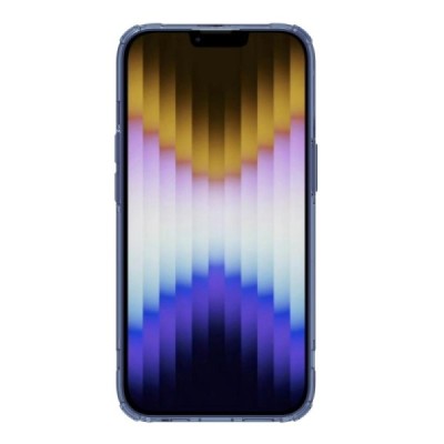 „Nillkin“ Nature TPU Pro MagSafe Apple iPhone 14 Plus dzidrs pastiprinātas aizsardzības cieta silikona zils vāciņš | Vacins.lv