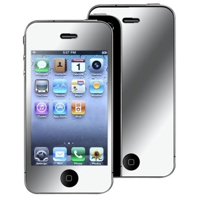 Apple iPhone 4, 4S „ISME“ ekrāna aizsargplēve - spoguļa / Vacins.lv