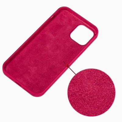Apple iPhone 14 Shell cieta silikona (TPU) tumši rozs apvalks | vacins.lv