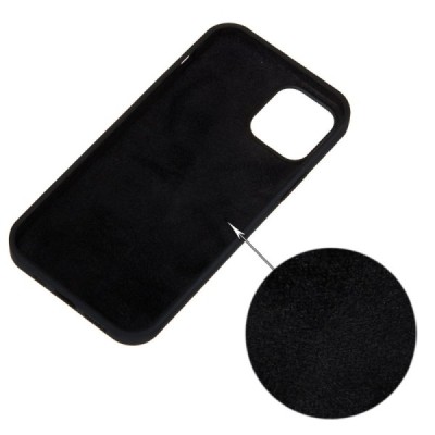 Apple iPhone 14 Pro „Shell“ cieta silikona (TPU) melns apvalks | vacins.lv