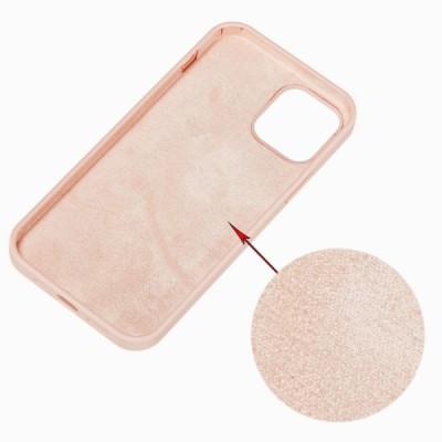 Apple iPhone 14 Pro Max Shell cieta silikona (TPU) gaiši rozs apvalks | vacins.lv