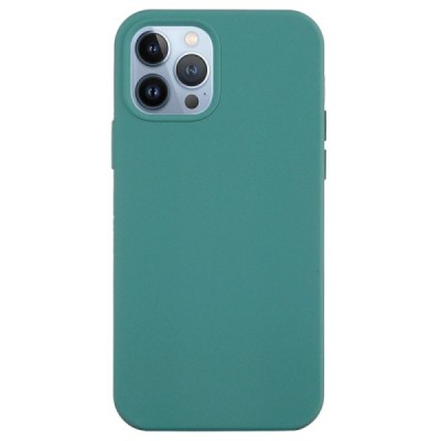Apple iPhone 14 Pro Max Shell cieta silikona (TPU) tumši zaļš apvalks | Vacins.lv