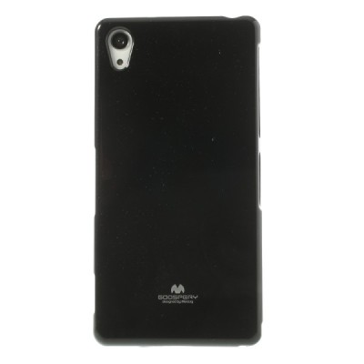 Sony Xperia Z2 Mercury melns cieta silikona (TPU) futrālis / Vacins.lv