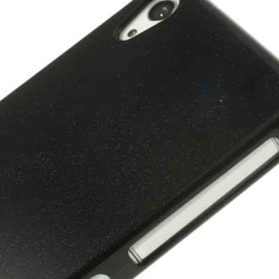 Sony Xperia Z2 Mercury melns cieta silikona (TPU) futrālis / Vacins.lv