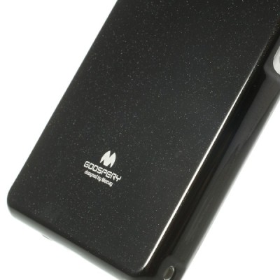 Sony Xperia Z2 Mercury melns cieta silikona (TPU) futrālis / Vacins.lv