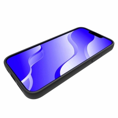 Apple iPhone 14 cieta silikona (TPU) melns apvalks | vacins.lv