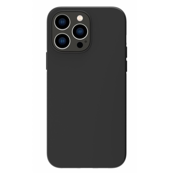 Твердый силиконовый чехол (TPU) - чёрный (iPhone 14 Pro Max)