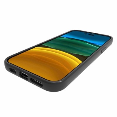 Твердый силиконовый чехол (TPU) для Apple iPhone 14 Pro Max - чёрный | Vacins.lv