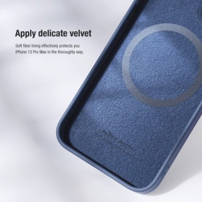 Apple iPhone 14 Plus „Nillkin“ CamShield MagSafe синий чехол с защитой камеры | Vacins.lv