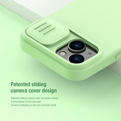 Apple iPhone 14 Plus „Nillkin“ CamShield MagSafe zaļš apvalks | Vacins.lv
