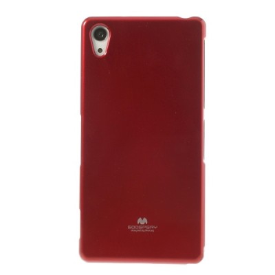 Sony Xperia Z2 Mercury sarkans cieta silikona (TPU) futrālis / Vacins.lv
