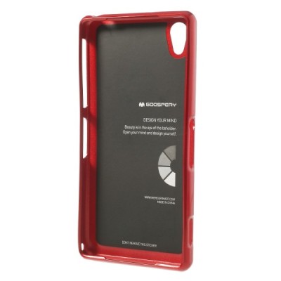 Sony Xperia Z2 Mercury sarkans cieta silikona (TPU) futrālis / Vacins.lv