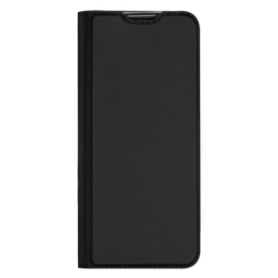 Huawei Honor X8 „Dux Ducis“ Skin sērijas melns ādas atvērams maciņš | Vacins.lv