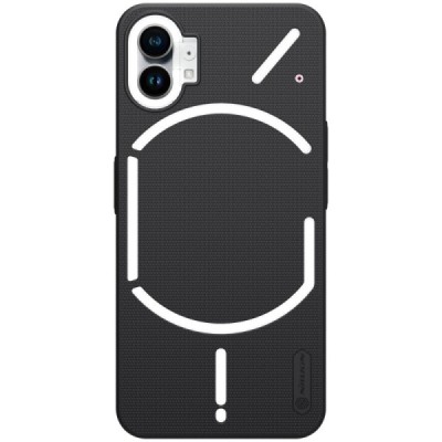 Nillkin Frosted Shield Nothing Phone 1 5G черный пластиковый чехол | Vacins.lv