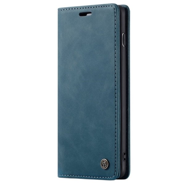Кожиный чехол-книжка "CaseMe" Retro - зелёный (Galaxy S10+)