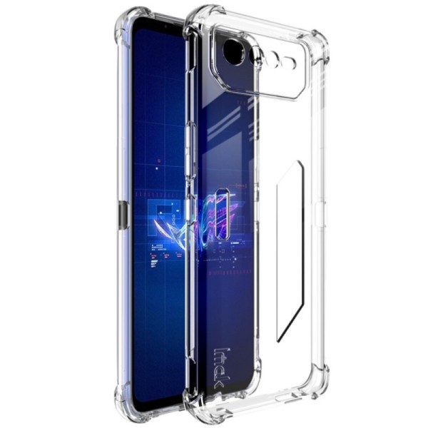 Усиленный твердый силиконовый чехол „Imak“ (TPU) - прозрачный (Rog Phone 6 5G)