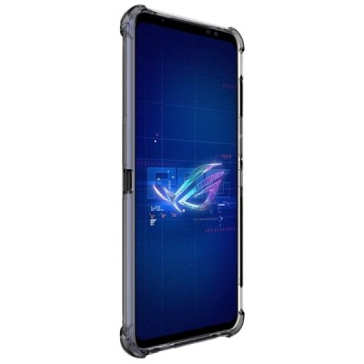 Asus Rog Phone 6 5G Imak усиленный твердый силиконовый чехол TPU серый - задняя часть | Vacins.lv