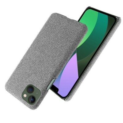 Apple iPhone 14 „Bi-Color“ Splicing pelēks ādas apvalks | Vacins.lv