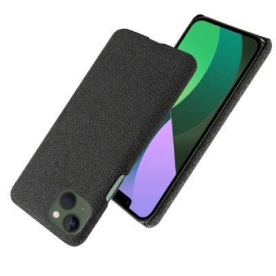Apple iPhone 14 Plus „Bi-Color“ Splicing melns ādas apvalks | Vacins.lv