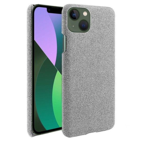 „Bi-Color“ Splicing ādas apvalks - pelēks (iPhone 14 Plus)