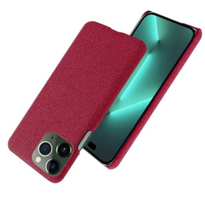 Apple iPhone 14 Pro Max „Bi-Color“ Splicing sarkans ādas apvalks | Vacins.lv