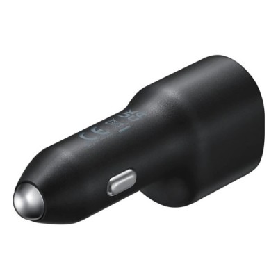 Origināls „Samsung“ Super Fast Charger EP-L4020NBEGEU Duo autolādētājs - melns (25W + 15W) | Vacins.lv