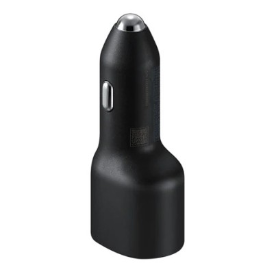 Origināls „Samsung“ Super Fast Charger EP-L4020NBEGEU Duo autolādētājs - melns (25W + 15W) | Vacins.lv