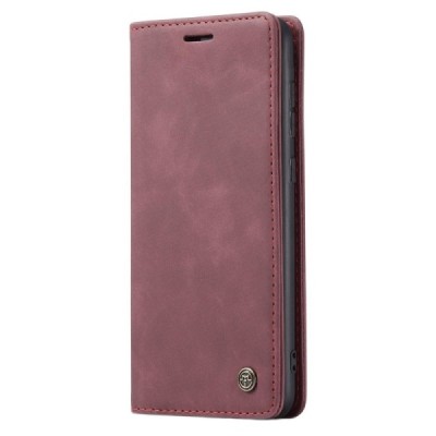 Samsung Galaxy A33 5G (SM-A336E) CaseMe Retro открываемый бордовый кожаный чехол – книжка | Vacins.lv