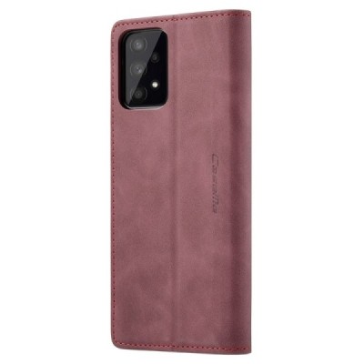 Samsung Galaxy A33 5G (SM-A336E) CaseMe Retro открываемый бордовый кожаный чехол – книжка | Vacins.lv