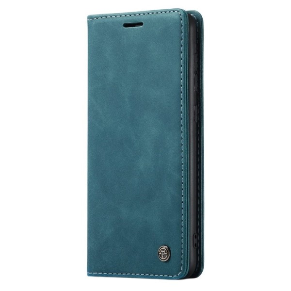 Кожиный чехол-книжка "CaseMe" Retro - зелёный (Galaxy A33 5G)