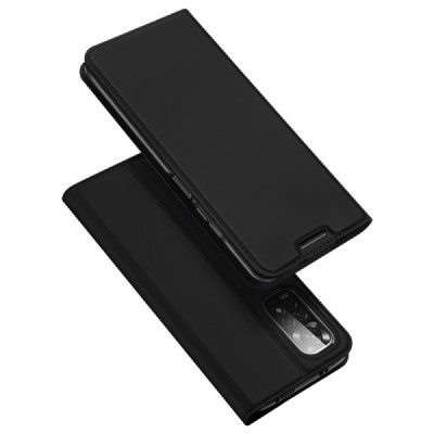 Xiaomi Redmi Note 11 4G (Redmi Note 11s 4G) „Dux Ducis“ Skin серии чёрный кожаный чехол-книжка | Vacins.lv