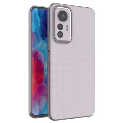 Твердый силиконовый чехол (TPU) для Xiaomi 12 Lite - прозрачный | Vacins.lv