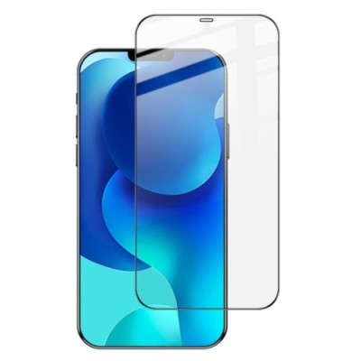 Apple iPhone 12 Pro Max „Guardian“ Tempered Glass melns ekrāna aizsargstikls | Vacins.lv